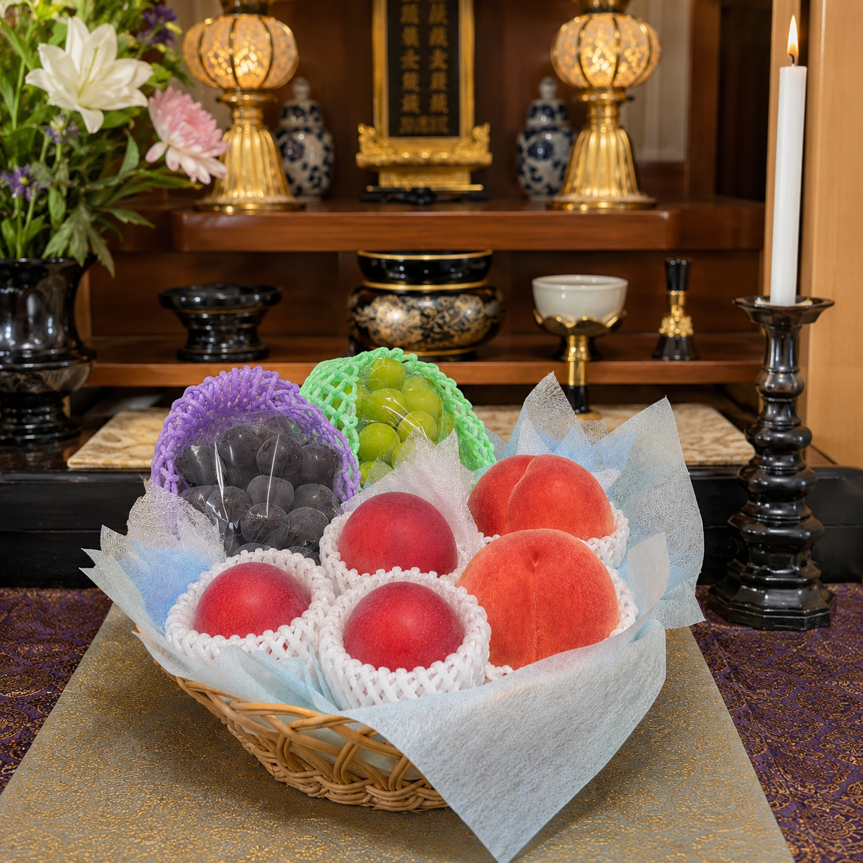 山梨のフルーツかご盛セット 大