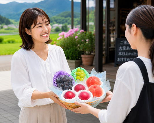 山梨のフルーツかご盛セット 大